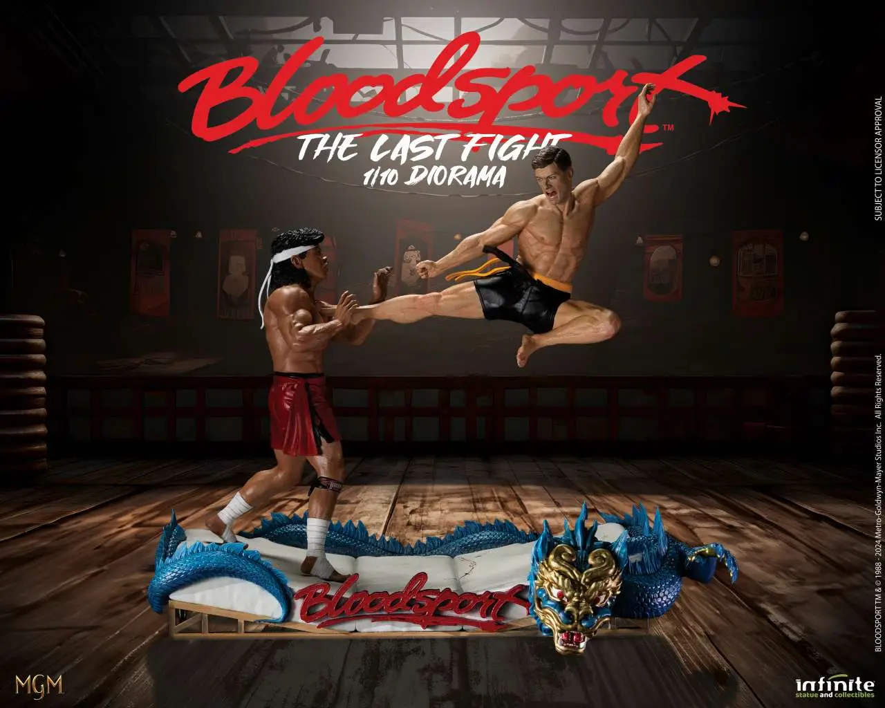 Statue bloodsport the last fight 1/10 diorama